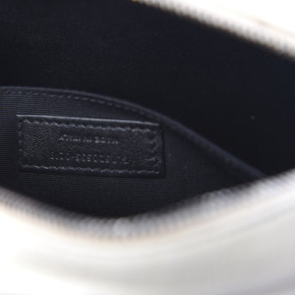Saint Laurent Calfskin Crocodile Embossed Monogram Lou Camera Bag White 7 of 14