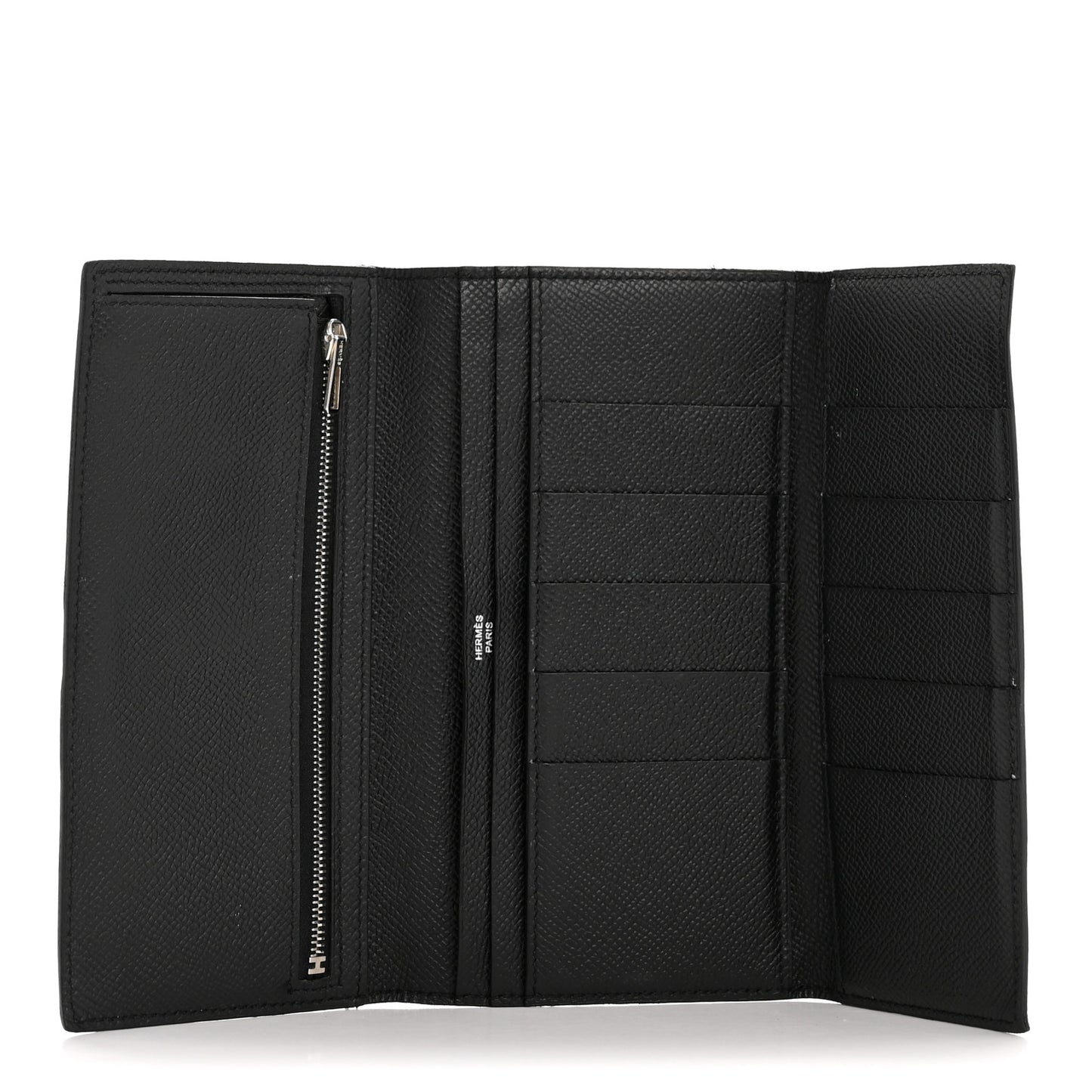 Epsom Tri-Fold Bearn Gusset Wallet Black
