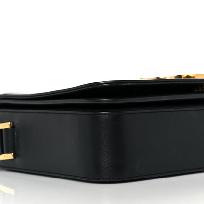 Saint Laurent Smooth Calfskin Medium Classic Monogram Universite Bag Black 7 of 8