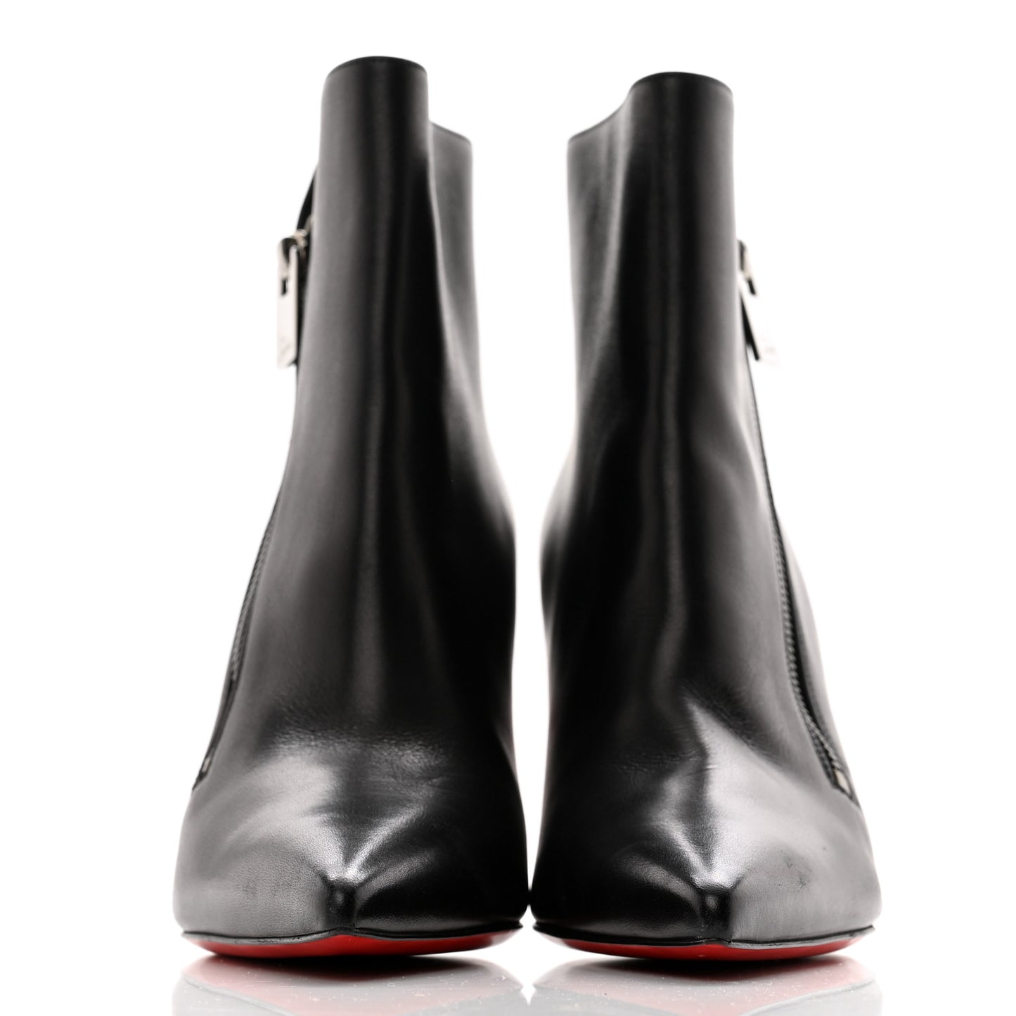 Calfskin Birgikate 85 Ankle Boots 37.5 Black