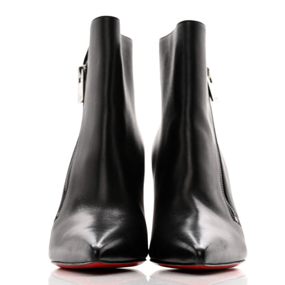 Christian Louboutin Calfskin Birgikate 85 Ankle Boots 37.5 Black 2 of 9