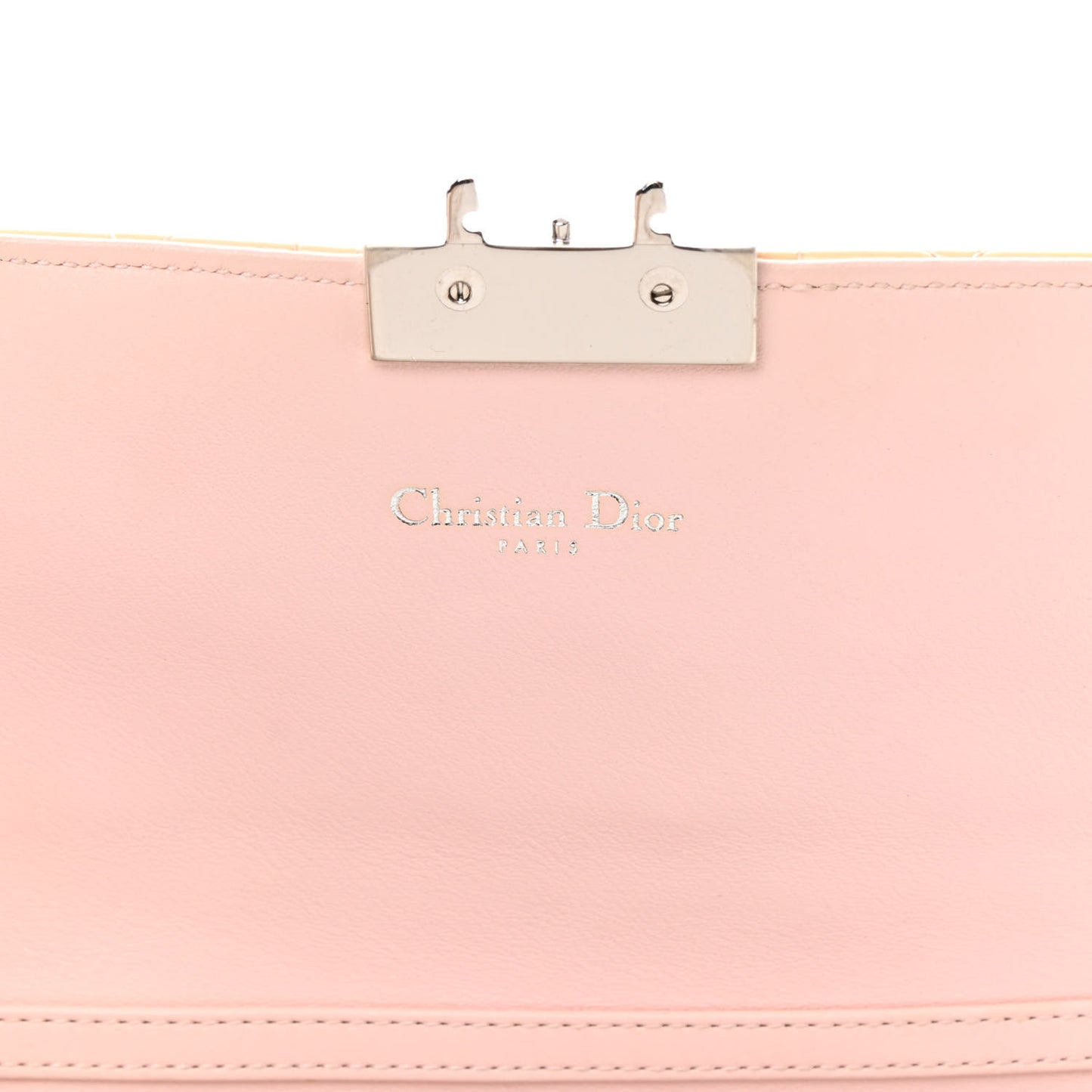 Patent Cannage Miss Dior Promenade Pouch Pink