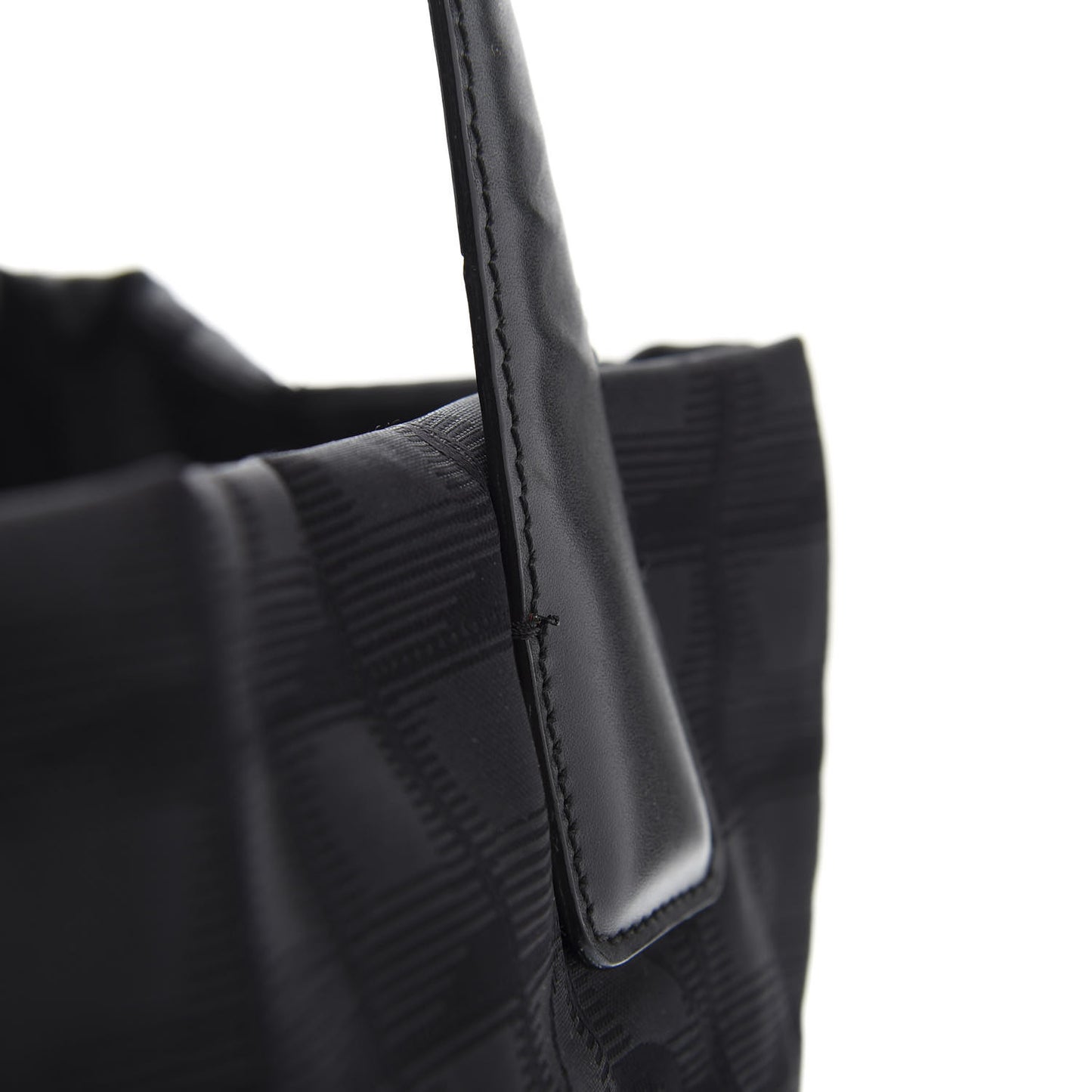 Nylon Medium Travel Tote Black