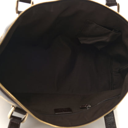 Gucci Monogram Medium Abbey Tote Dark Brown 5 of 10
