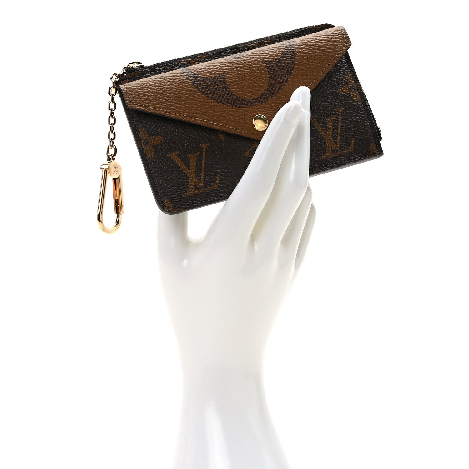 Louis Vuitton Reverse Monogram Recto Verso Card Holder Brown 2 of 9