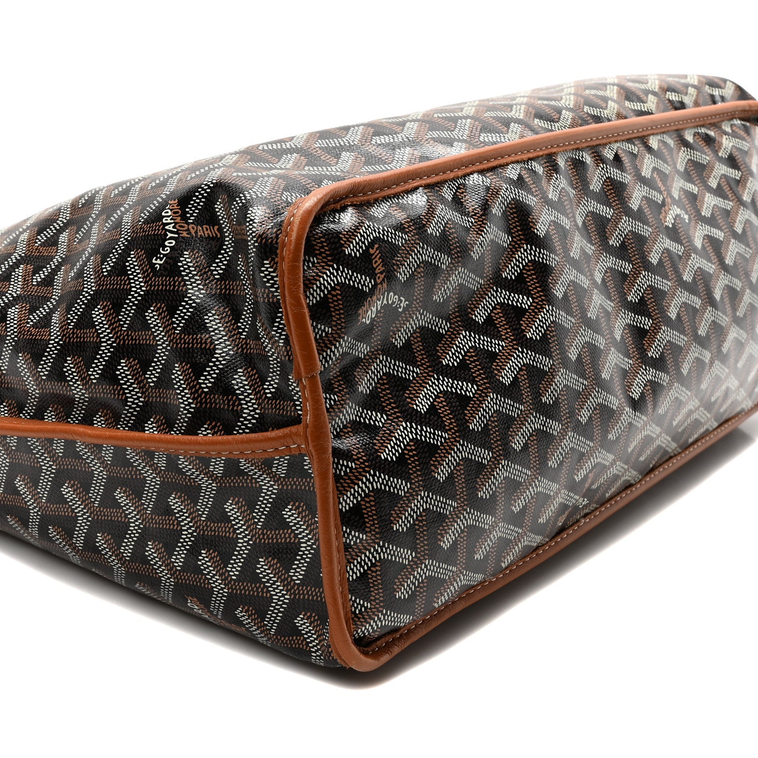 Goyard Goyardine Reversible Anjou PM Black Gold 13 of 17