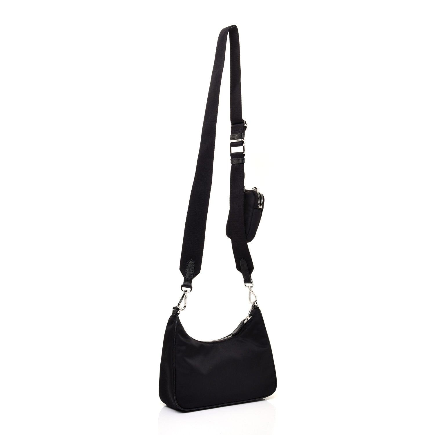 Prada Nylon Re-Edition 2005 Shoulder Bag Black 3 of 12