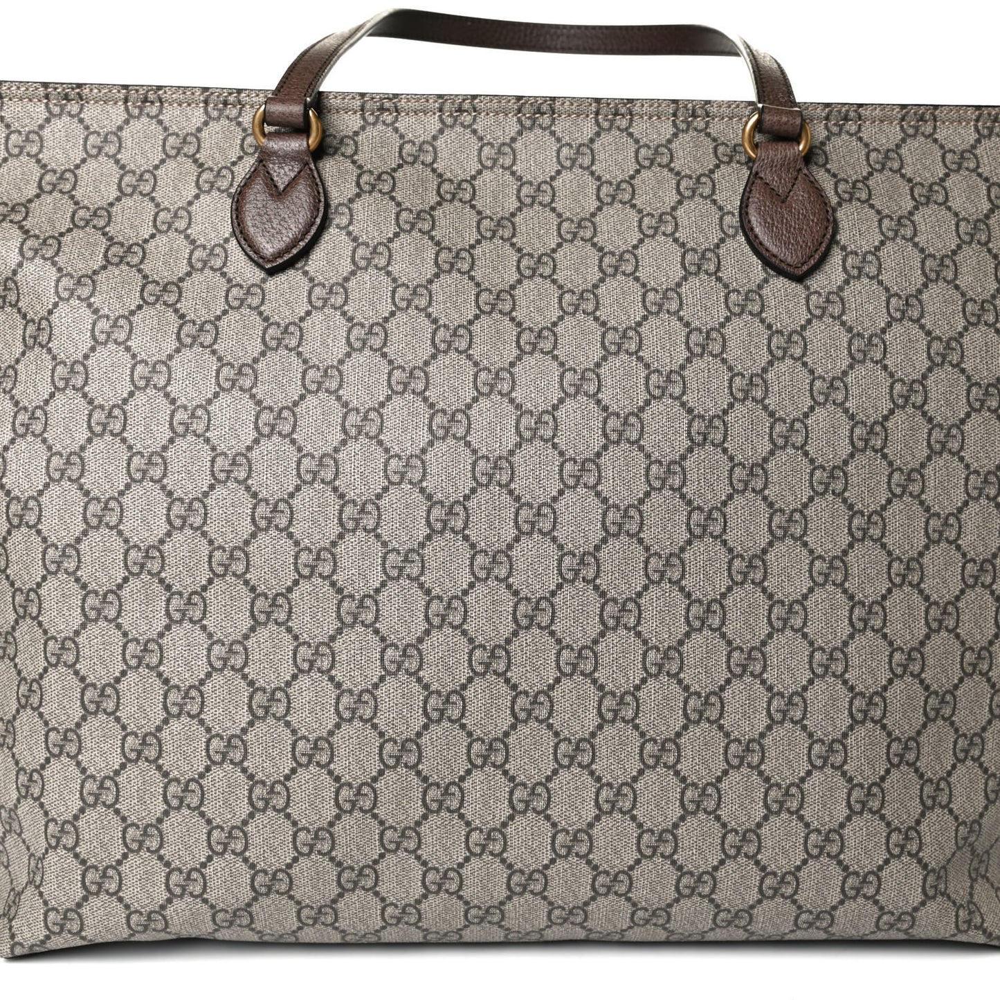GG Supreme Monogram Medium Ophidia Shopping Tote Ebony