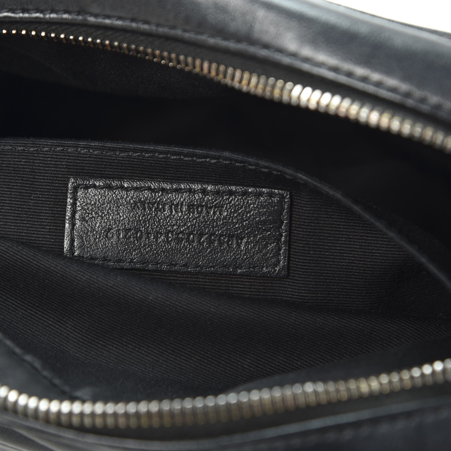 Saint Laurent Calfskin Matelasse Monogram Lou Camera Bag Black 8 of 9