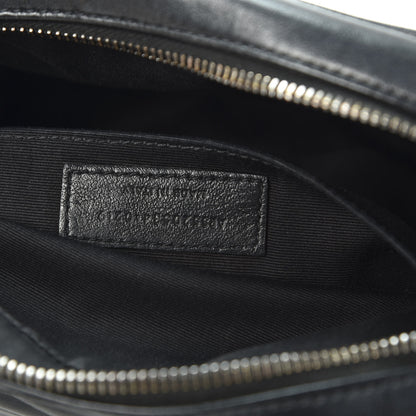 Saint Laurent Calfskin Matelasse Monogram Lou Camera Bag Black 8 of 9