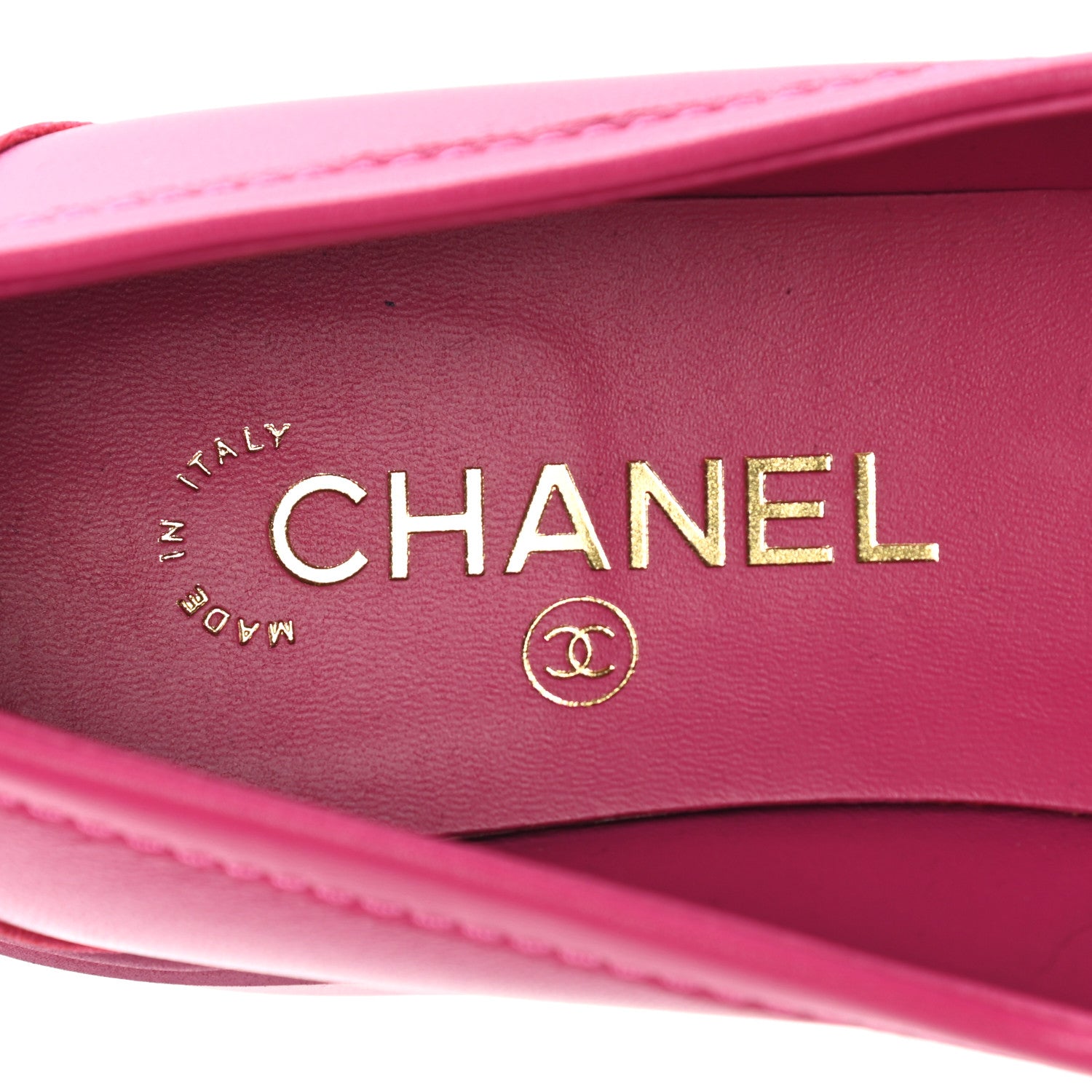 Chanel Lambskin Quilted CC Turnlock Loafers 41 Fuchsia 8 of 9