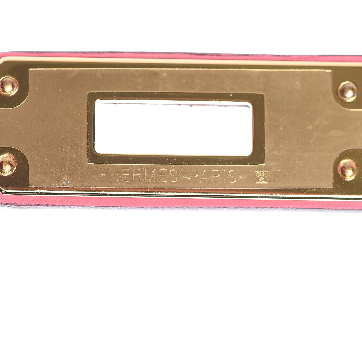 Hermes Swift Kelly Cut Clutch Pochette Rose Azalee 19 of 27