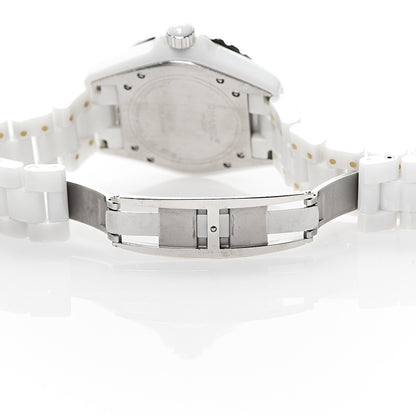 Chanel Stainless Steel Ceramic 38mm J12 Automatic Watch White 4 of 5