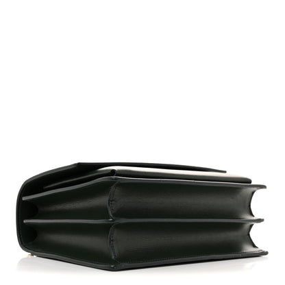 Saint Laurent Calfskin Medium Monogram Sunset Dark Green 4 of 11