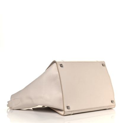 Celine Grained Calfskin Medium Phantom Luggage Cream 3 of 13