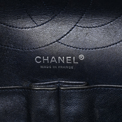 Chanel Metallic Aged Calfskin Quilted 2.55 Reissue 227 Flap Blue 6 of 14