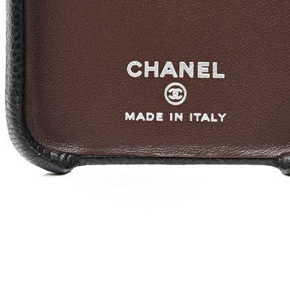 Chanel Caviar Quilted iPhone XI Pro Case Black 4 of 6
