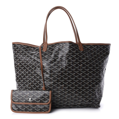 Goyard Goyardine Saint Louis GM Black Gold 1 of 9