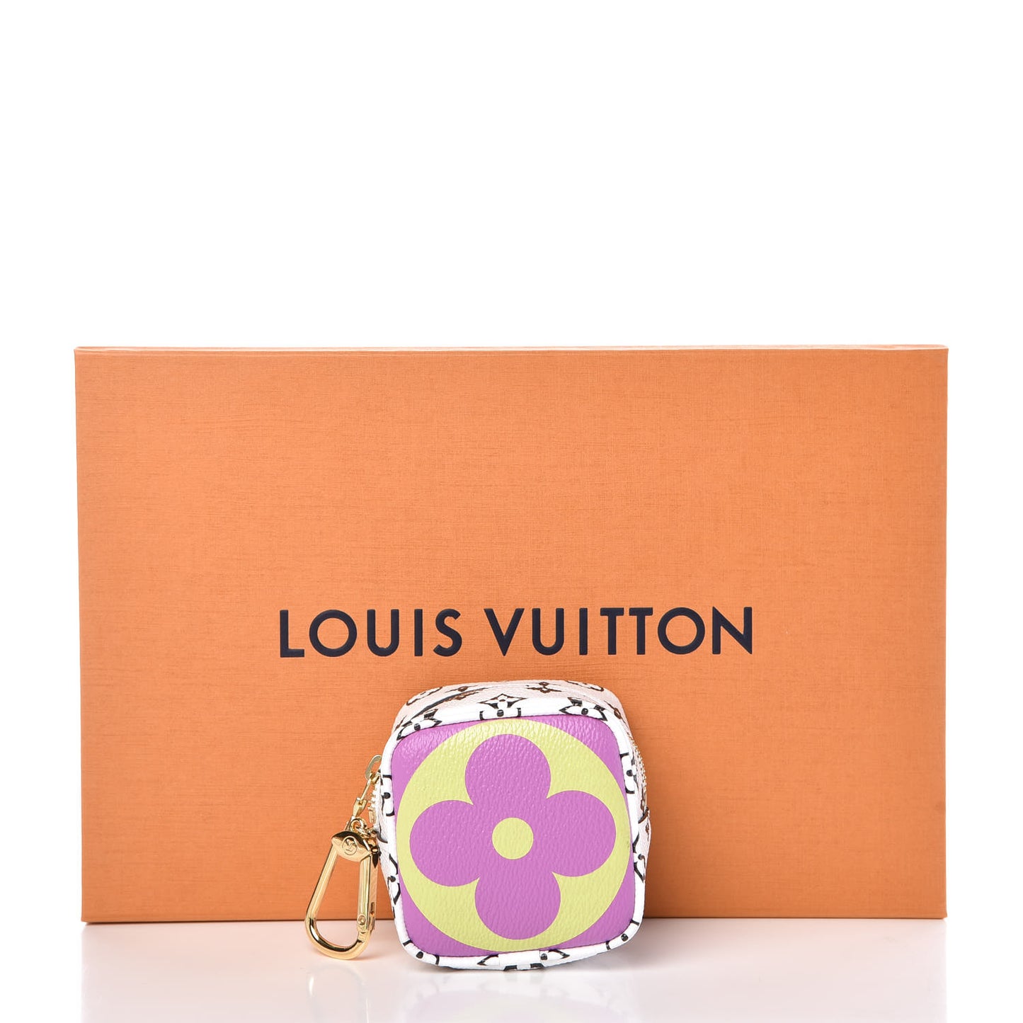Monogram Giant Cube Coin Purse Pink