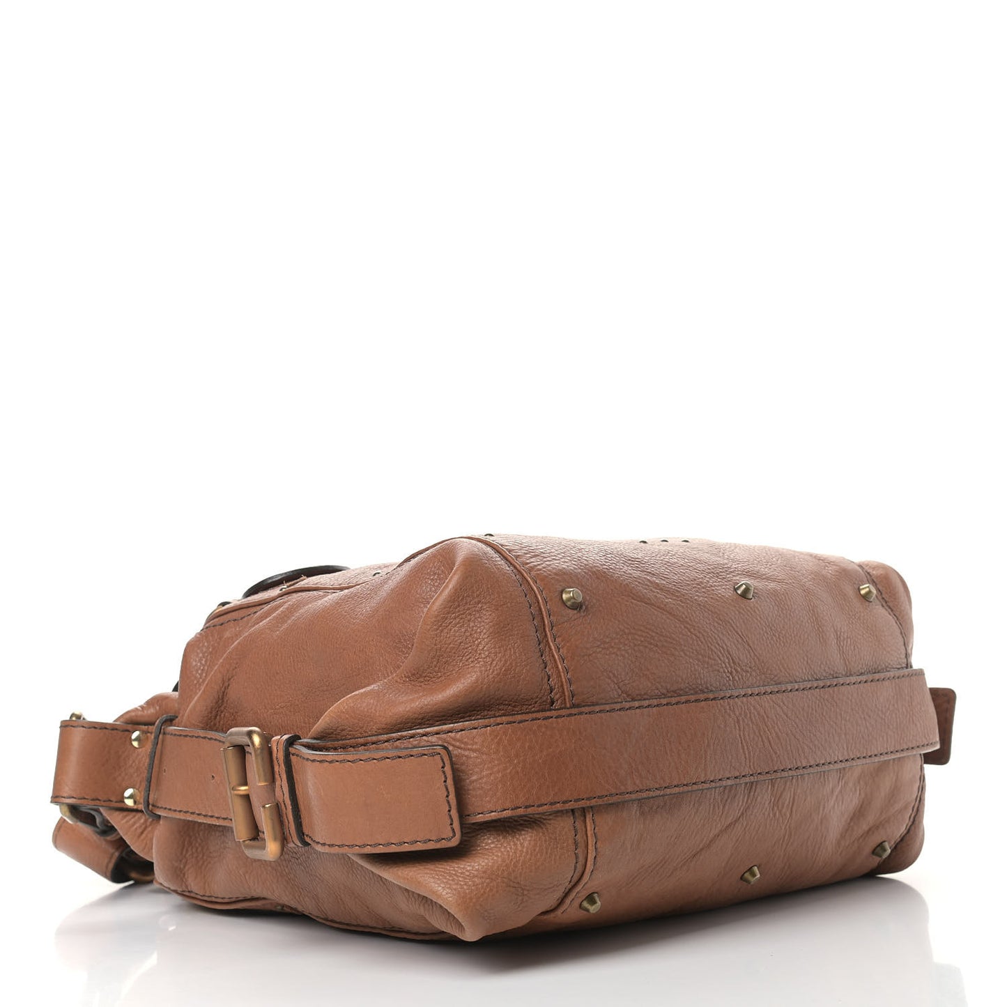 Calfskin Paddington Satchel Tan