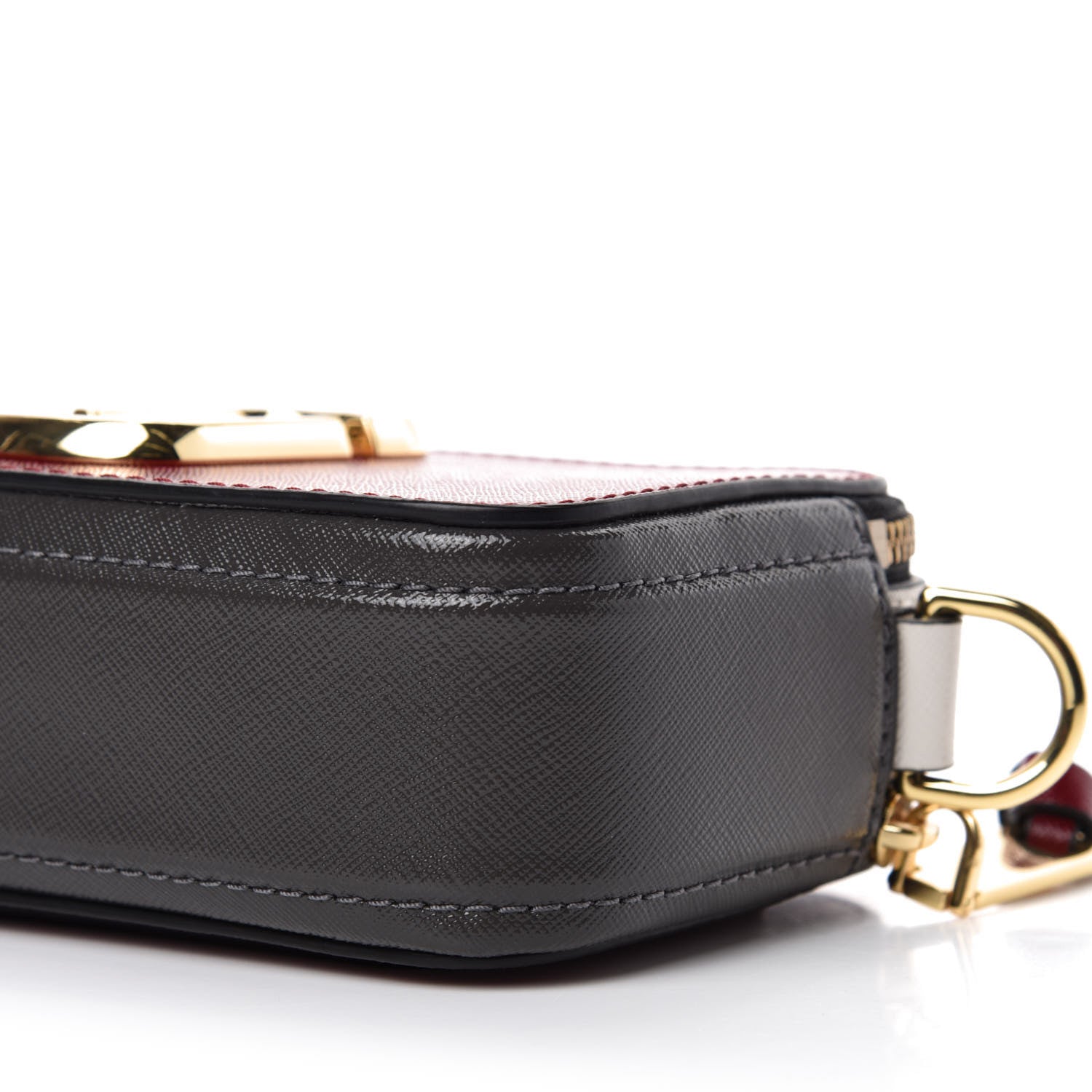 Marc Jacobs Saffiano Small Snapshot Camera Bag Red Multicolor 7 of 9