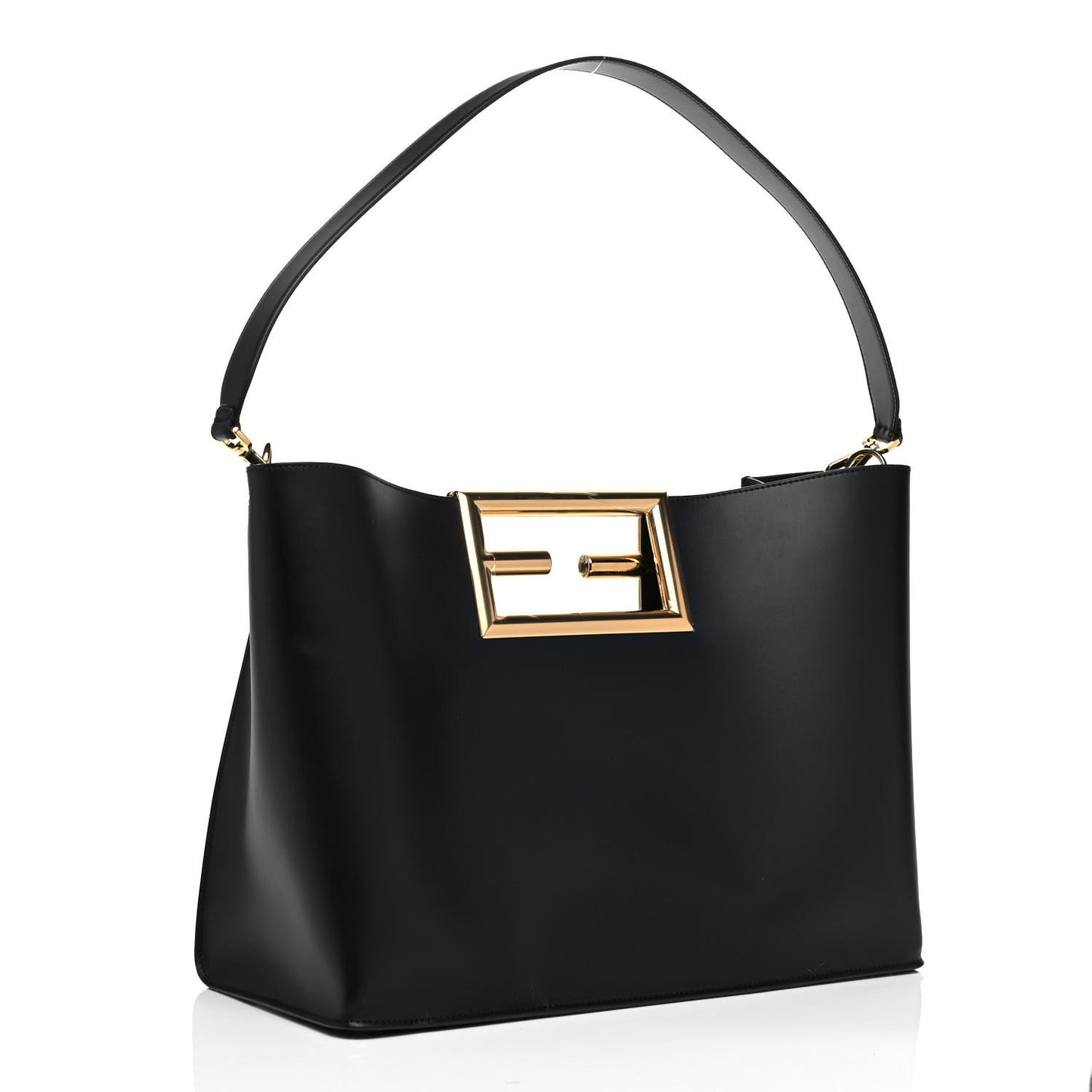 Vitello King Medium Fendi Way Tote Black