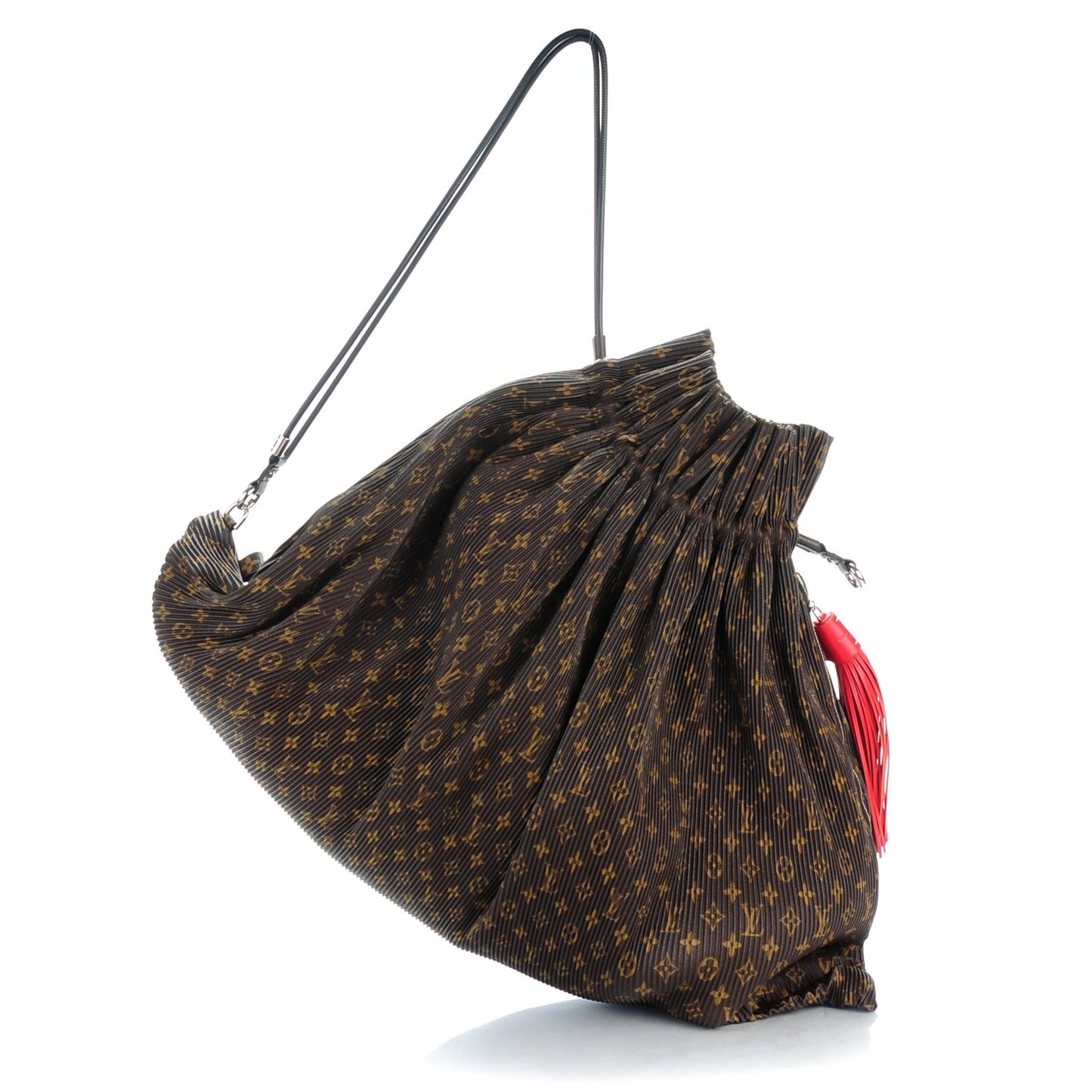 Monogram Canvas Pleated Explorer GM