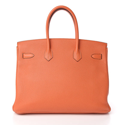 Hermes Togo Birkin 35 Feu 4 of 31