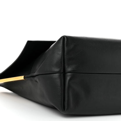 Celine Smooth Calfskin Flap Clasp Bag Black 9 of 10