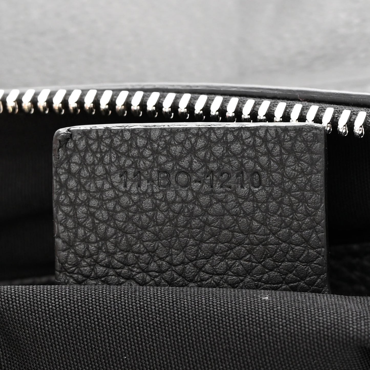 Grained Calfskin Mens Maxi Saddle Bag Back