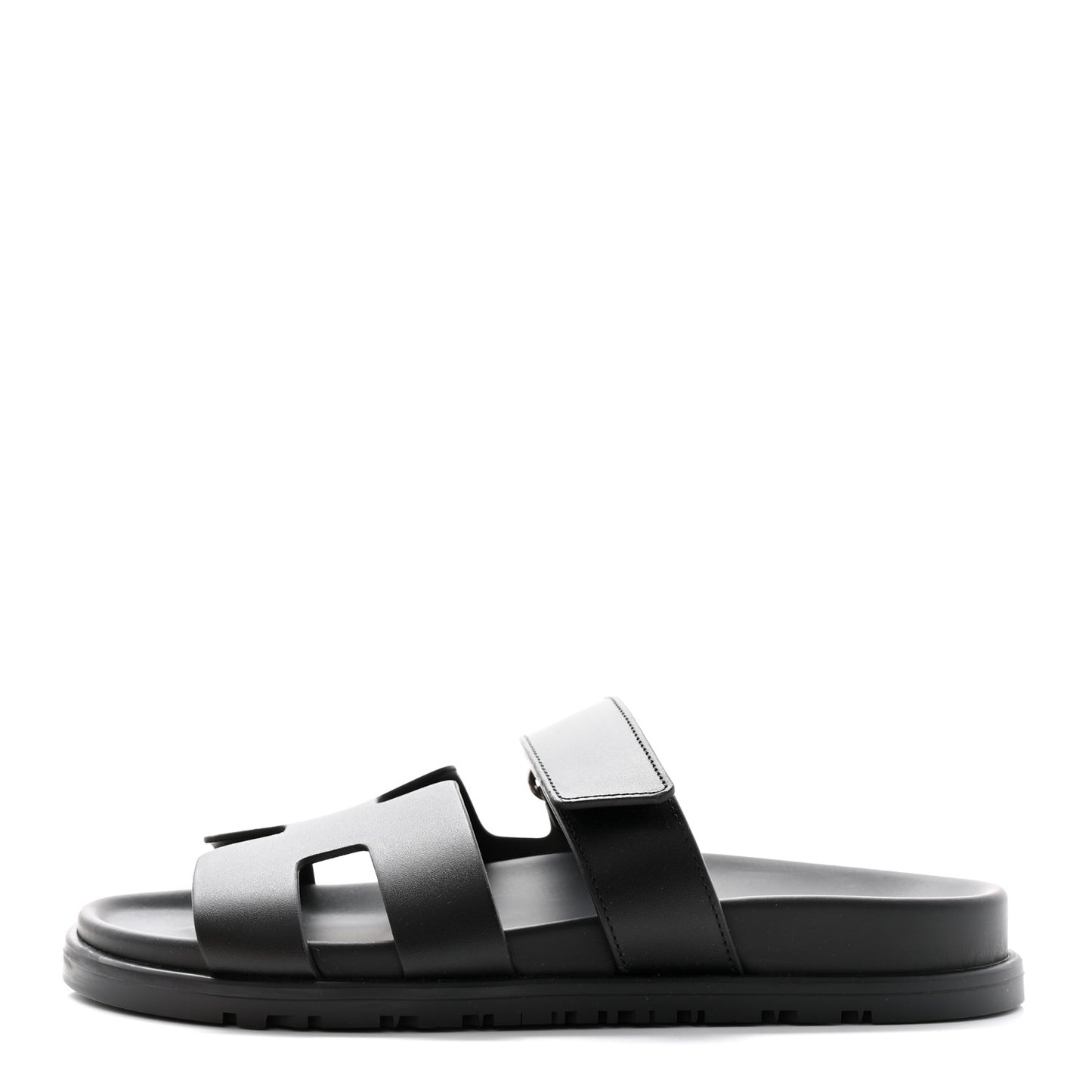 Calfskin Womens Chypre Sandals 37.5 Black