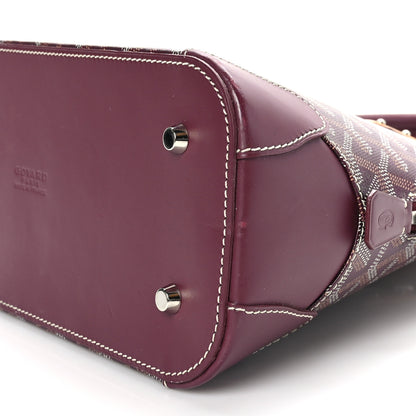 Goyard Goyardine Sac Vendome PM Burgundy 8 of 9