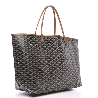 Goyard Goyardine Saint Louis GM Black Gold 3 of 9