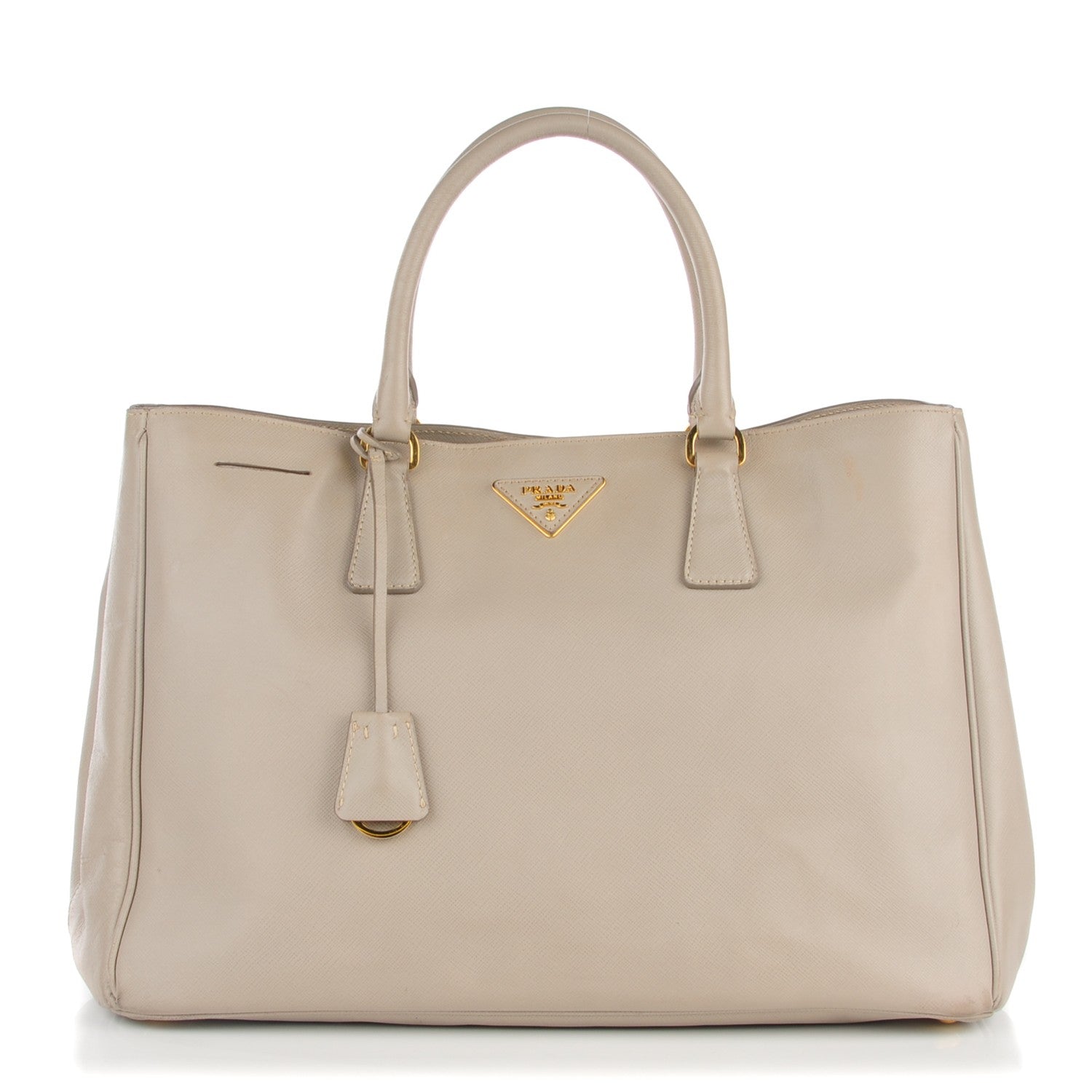 Prada Saffiano Lux Medium Tote Pomice 1 of 8
