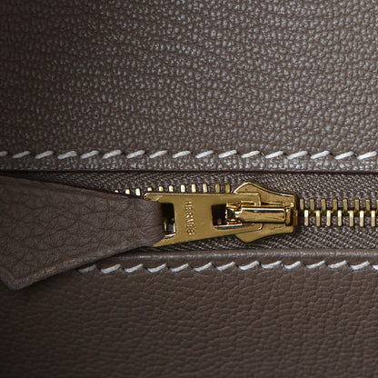 Hermes Togo Birkin 35 Etoupe 17 of 38