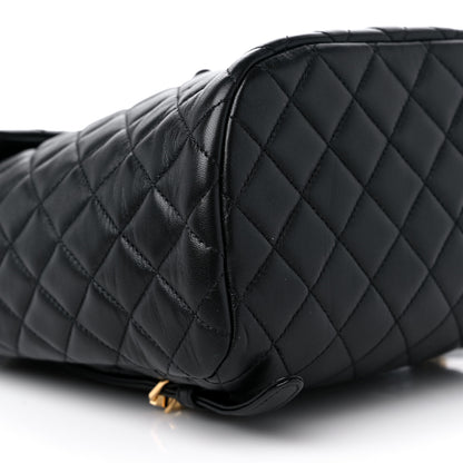Chanel Lambskin Quilted Small Urban Spirit Backpack Black 8 of 9