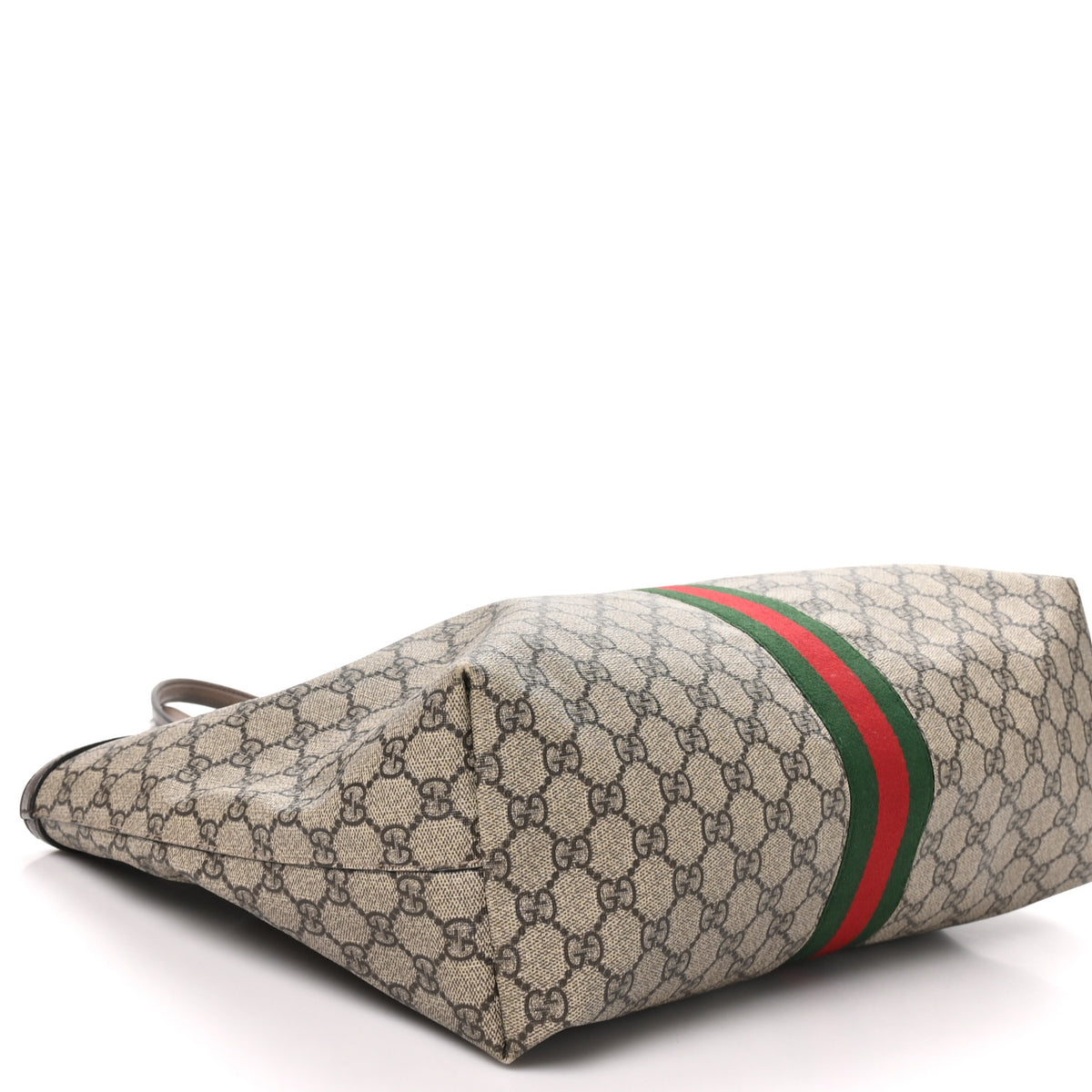Gucci GG Supreme Monogram Medium Ophidia Shopping Tote Brown 4 of 10
