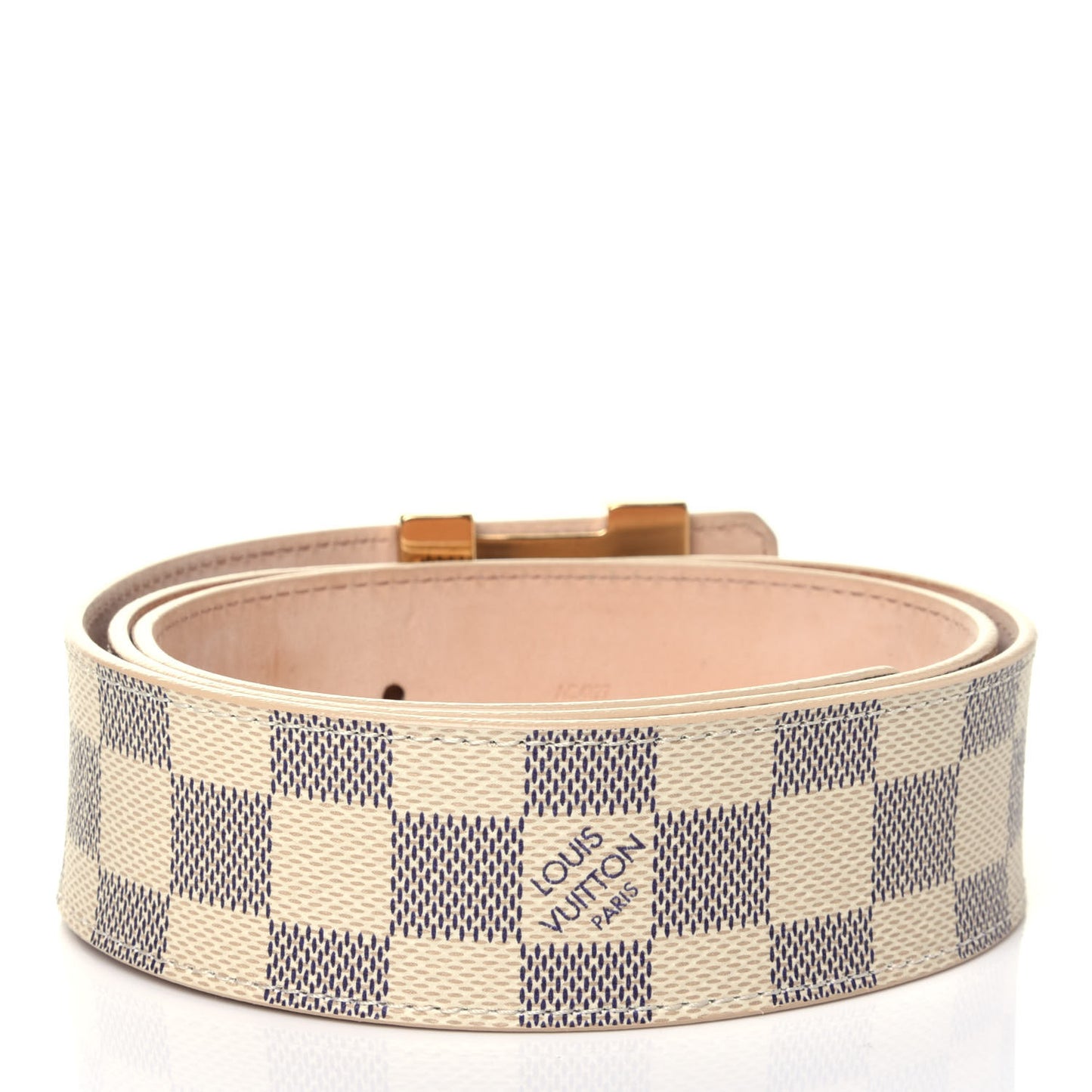 Damier Azur 40mm LV Initiales Belt 85 34