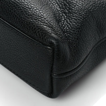 MCM Grained Calfskin Medium Crossbody Bag Black 8 of 8
