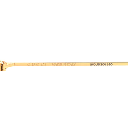 Gucci Metal Pearl Cat Eye Sunglasses GG0364S Gold 5 of 8