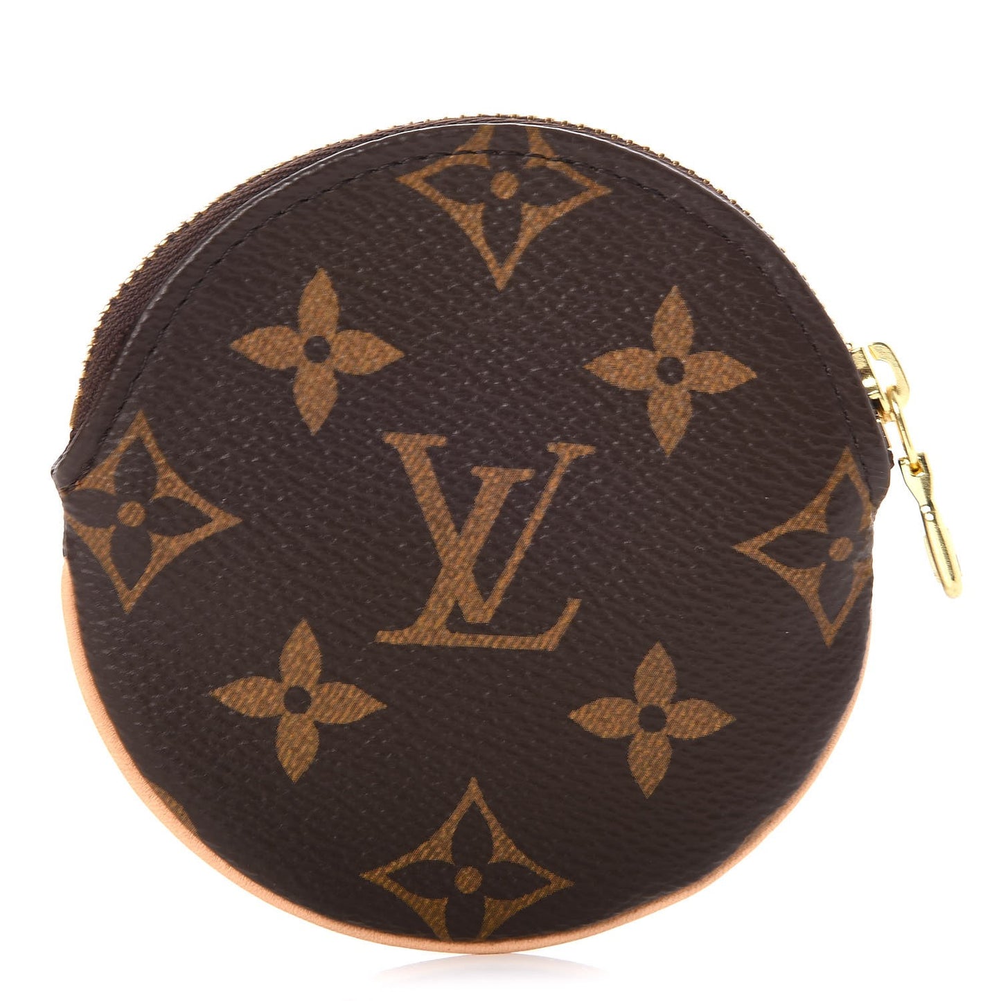Monogram Round Coin Purse