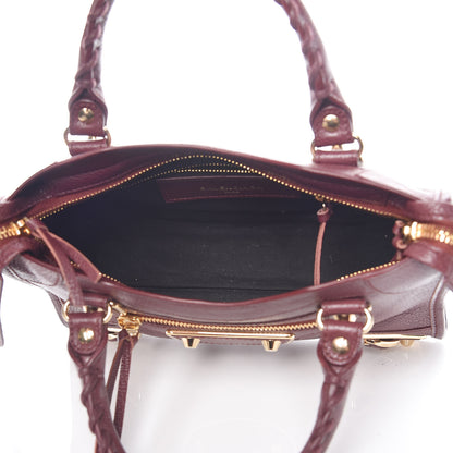 Balenciaga Chevre Gold Metallic Edge Hardware Mini City Cassis 5 of 11