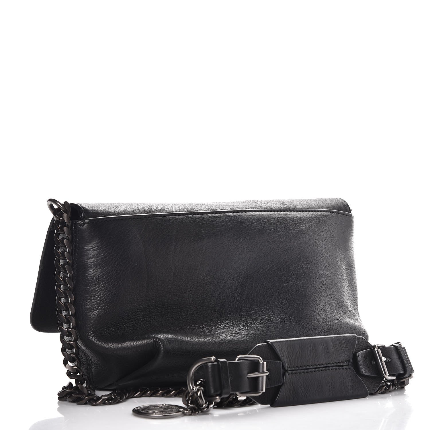 Lanvin Calfskin Large Happy Cross Body Black 3 of 9