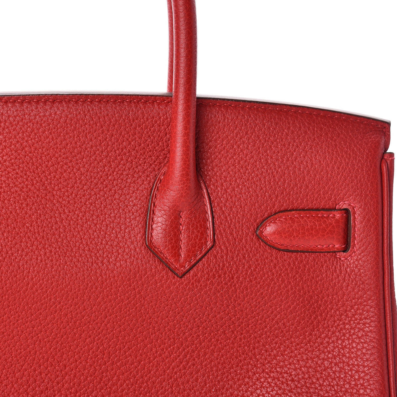 Hermes Togo Birkin 30 Rouge Casaque 10 of 30