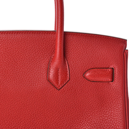 Hermes Togo Birkin 30 Rouge Casaque 10 of 30