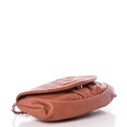 Chanel Caviar Half Moon Wallet On Chain WOC Coral 4 of 13