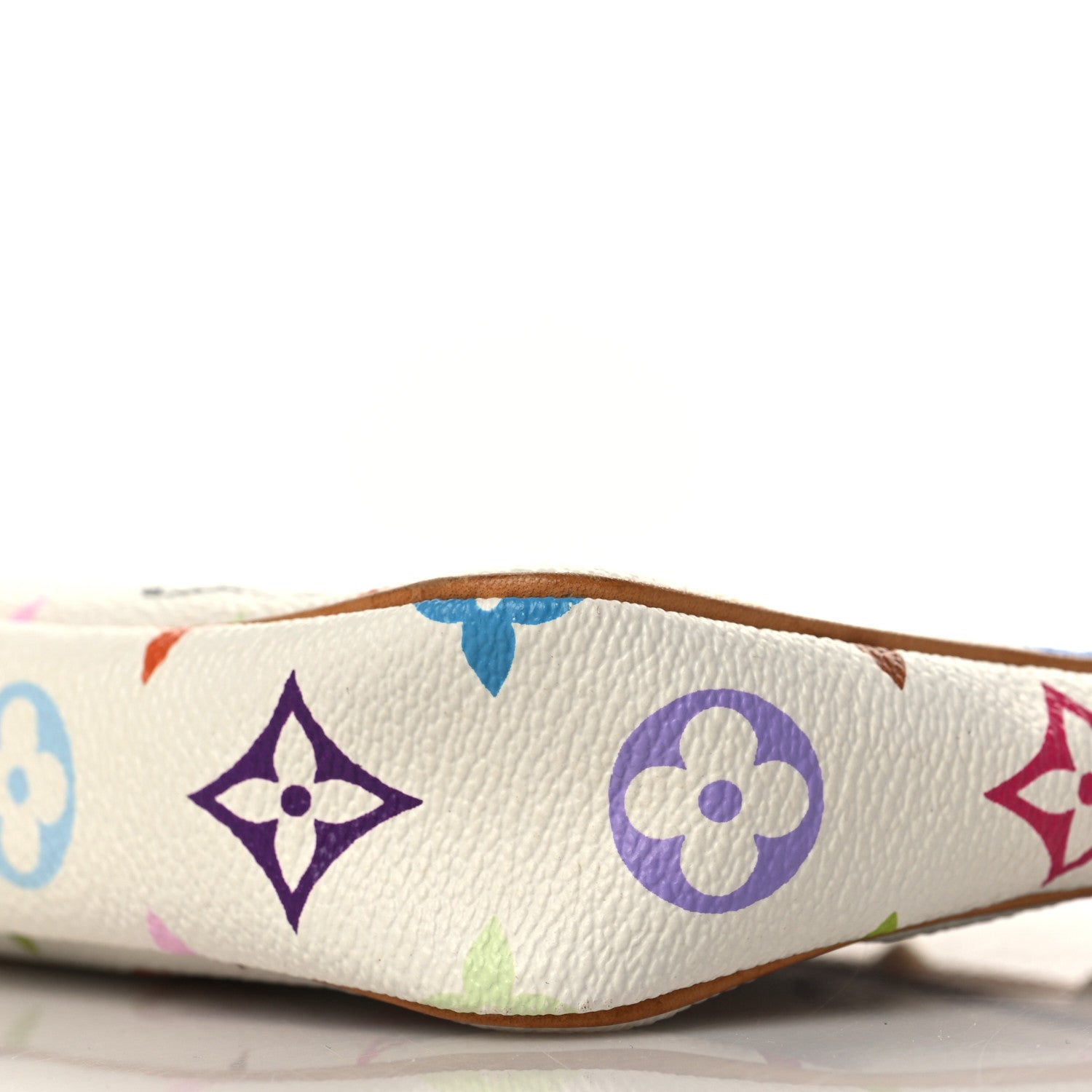 Louis Vuitton Monogram Multicolor Pochette Accessories White 8 of 8