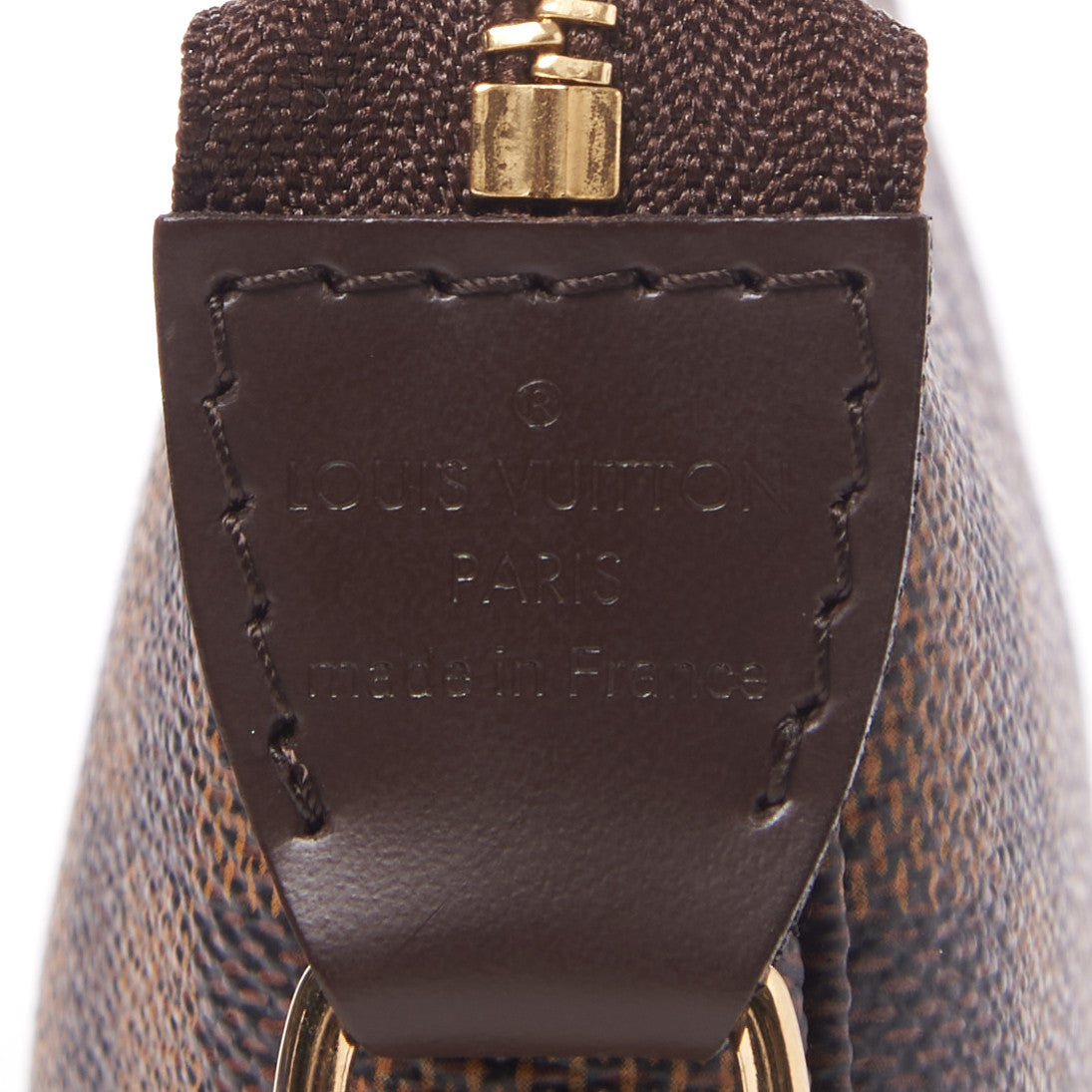 Louis Vuitton Damier Ebene Mini Pochette Accessories 7 of 8