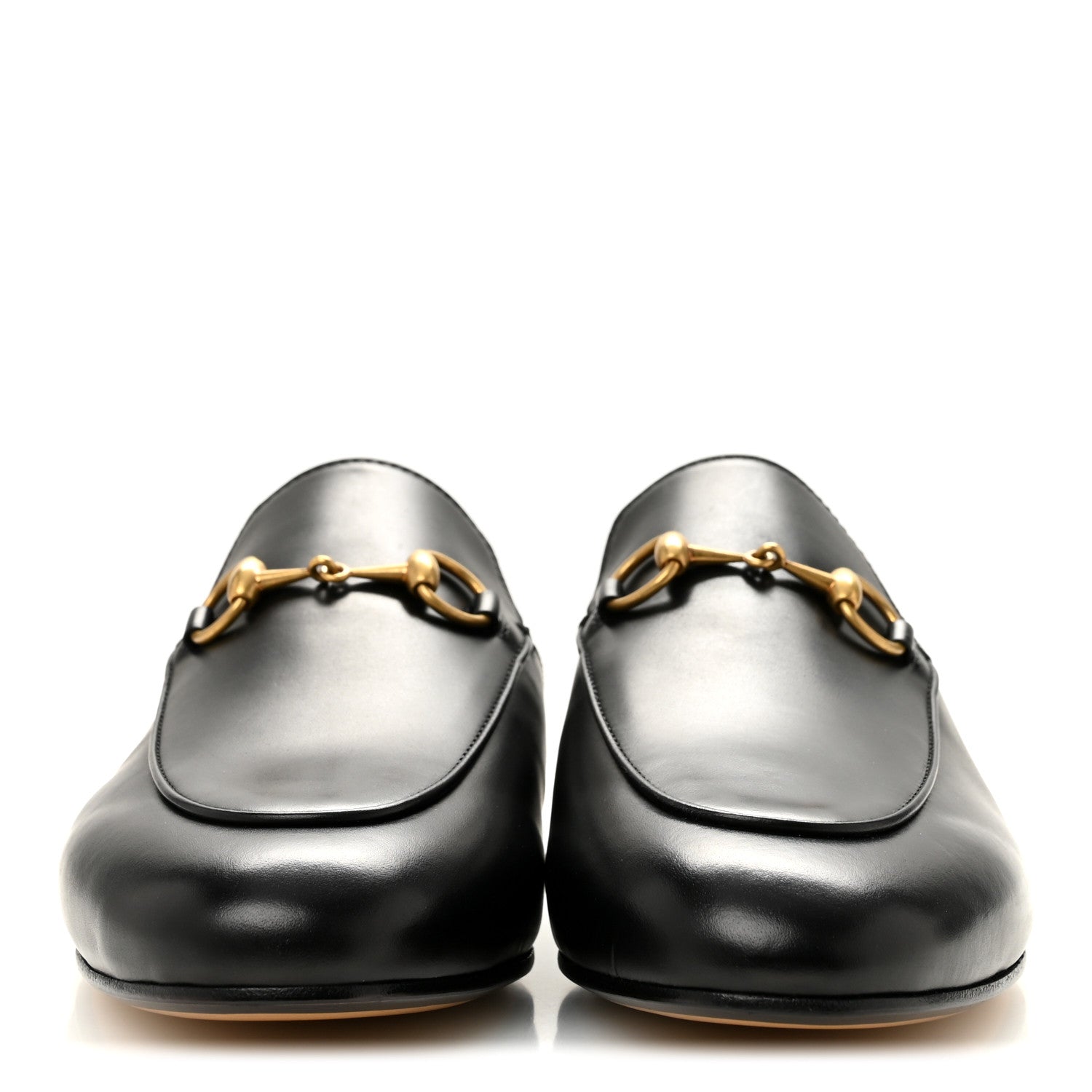 Gucci Calfskin Womens Princetown Slippers 37.5 Black 3 of 10