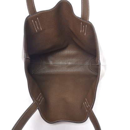 Hermes Sikkim Taurillon Clemence Double Sens 36 Etoupe 8 of 17